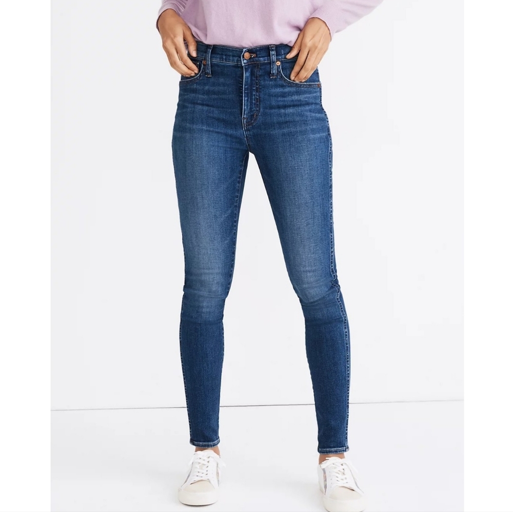 Madewell | Tall 10" High-Rise Skinny Jeans in Bradshaw Wash Size 28 Tall